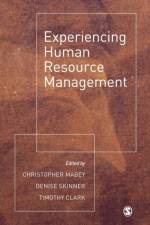 Experiencing Human Resource Management