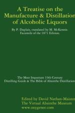 Manufacture & Distillation of Alcoholic Liquors by P.Duplais. The Most Important 19th Century Distilling Guide & The Bible of Absinthe Distillation. Facsimile of the 1871 English Edition. af David Nathan-Maister
