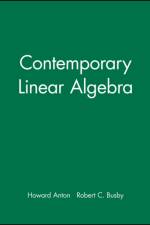 Student Solutions Manual to accompany Contemporary Linear Algebra af Howard (Drexel University) Anton