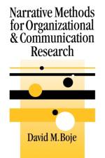 Narrative Methods for Organizational & Communication Research af David Boje