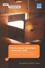 The European Repository Landscape 2008 af Maurits van der Graaf