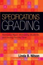 Specifications Grading af Linda B. Nilson