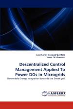 Descentralized Control Management Applied To Power DGs in Microgrids af Juan Carlos Vasquez Quintero