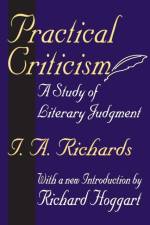 Practical Criticism af I. A. Richards