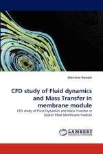 CFD study of Fluid dynamics and Mass Transfer in membrane module af Sharmina Hussain
