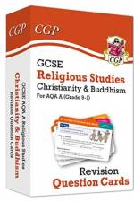 GCSE AQA A Religious Studies: Christianity & Buddhism Revision Question Cards af CGP Books