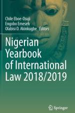 Nigerian Yearbook of International Law 2018/2019