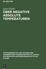 UEber negative absolute Temperaturen af Artur Loesche