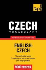 Czech vocabulary for English speakers - 9000 words af Andrey Taranov