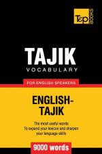 Tajik vocabulary for English speakers - 9000 words af Andrey Taranov