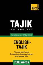 Tajik vocabulary for English speakers - 7000 words af Andrey Taranov