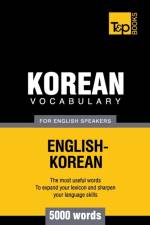 Korean vocabulary for English speakers - 5000 words af Andrey Taranov