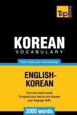 Korean vocabulary for English speakers - 3000 words af Andrey Taranov