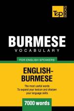 Burmese vocabulary for English speakers - 7000 words af Andrey Taranov