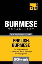 Burmese vocabulary for English speakers - 5000 words af Andrey Taranov