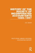 History of the Society of Incorporated Accountants 1885-1957 af A.A. Garrett