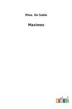 Maximes af Mme de Sable