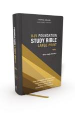 KJV, Foundation Study Bible, Large Print, Hardcover, Red Letter, Comfort Print af Thomas Nelson