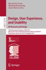 Design, User Experience, and Usability:  UX Research and Design