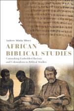 African Biblical Studies af Dr. Andrew M. (Albright College Mbuvi