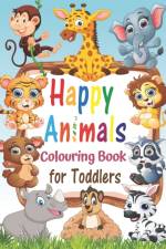 Happy Animals Colouring Book for Toddlers Ages 1-4 af J Fabian Rama