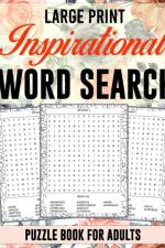 Large Print Inspirational Word Search Puzzle Book for Adults af Linda Terry