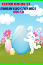 easter color by number book for kids age 4-8 af Janet Cook