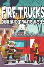 fire trucks coloring book for kids ages 4-8 af Oussama Zinaoui