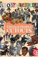 The Cut Out And Collage Book Vintage People Cutouts af Collage Heaven