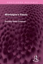 Montaigne's 'Essais' af Dorothy Gabe Coleman