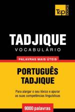 VOCABUL RIO PORTUGU S-TADJIQUE - 9000 PA af Andrey Taranov