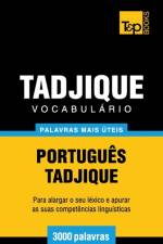 VOCABUL RIO PORTUGU S-TADJIQUE - 3000 PA af Andrey Taranov