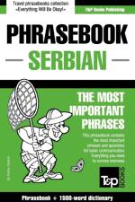 ENGLISH-SERBIAN PHRASEBOOK AND 1500-WORD af Andrey Taranov