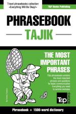 ENGLISH-TAJIK PHRASEBOOK AND 1500-WORD D af Andrey Taranov