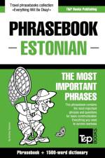 ENGLISH-ESTONIAN PHRASEBOOK   1500-WORD af Andrey Taranov