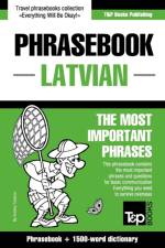 ENGLISH-LATVIAN PHRASEBOOK   1500-WORD D af Andrey Taranov