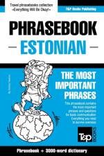 ENGLISH-ESTONIAN PHRASEBOOK   3000-WORD af Andrey Taranov