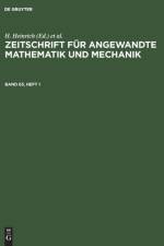 Zeitschrift fur Angewandte Mathematik und Mechanik