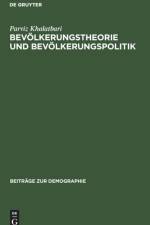 Bevolkerungstheorie und Bevolkerungspolitik af Khalatbari Parviz Khalatbari