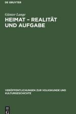 Heimat - Realitat und Aufgabe af Lange Gunter Lange