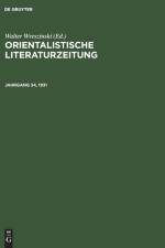 Orientalistische Literaturzeitung