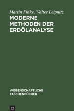 Moderne Methoden der Erdolanalyse af Finke Leipnitz Martin Walter Finke Leipnitz