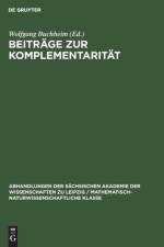 Beitrage zur Komplementaritat