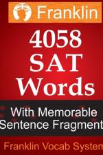 FRANKLIN 4058 SAT WORDS WITH MEMORABLE S af FRANKLIN VOC SYSTEM