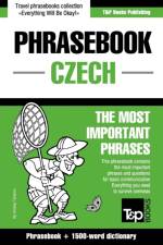 ENGLISH-CZECH PHRASEBOOK AND 1500-WORD D af Andrey Taranov