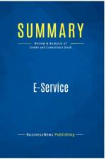 SUMMARY: E-SERVICE:REVIEW AND ANALYSIS O af BUSINESSNEWS PUBLISH