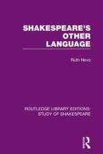 Shakespeare's Other Language af Ruth Nevo