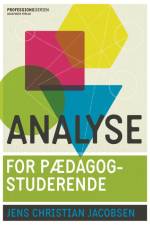Analyse for pædagogstuderende af Jens Christian Jacobsen
