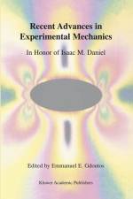 Recent Advances in Experimental Mechanics af E. E. Gdoutos