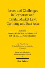 Issues and Challenges in Corporate and Capital Market Law: G af Holger Fleischer